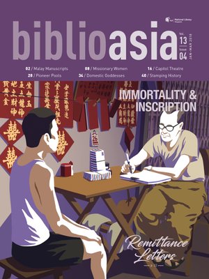 cover image of BiblioAsia, Vol 13 Issue 4, Jan-Mar 2018